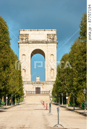 War Memorial of World War I - Monument in Asiago Vicenza Italy War Memorial of World War I - Monument in Asiago Vicenza Italy 87707194