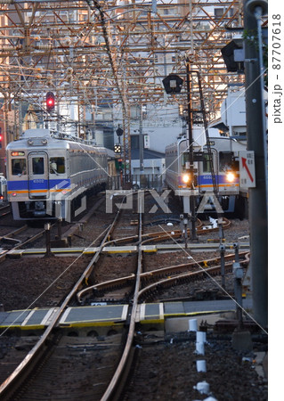 南海電鉄高野線住吉東駅付近から 南海電鉄高野線住吉東駅付近から 87707618