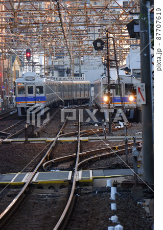 南海電鉄高野線住吉東駅付近から 南海電鉄高野線住吉東駅付近から 87707619