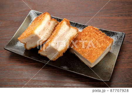 長崎名物の揚げサンドイッチ 87707928