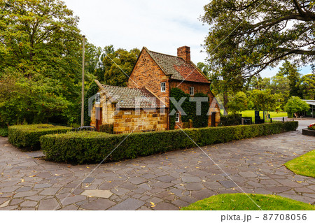 Cook's Cottage in Fitzroy Gardens Melbourne Australia 87708056