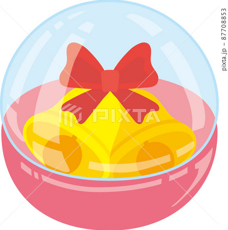 ガチャポンカプセルに入ったクリスマスのベル ガチャポンカプセルに入ったクリスマスのベル 87708853