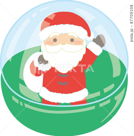 ガチャポンカプセルに入ったサンタクロース ガチャポンカプセルに入ったサンタクロース 87709108