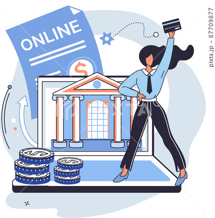 Open banking platform, online banking system concept for mobile investment and online payment 87709877
