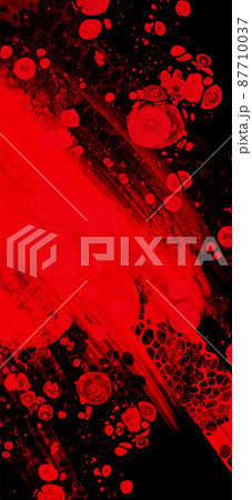 Black red ink brush stroke background. Vector illustration. Black red ink brush stroke background. Vector illustration. 87710037