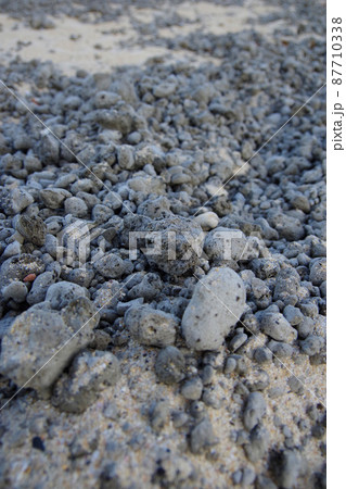 軽石 奄美大島に流れ着いた軽石 福徳岡ノ場 噴火 海底火山 軽石 奄美大島に流れ着いた軽石 福徳岡ノ場 噴火 海底火山 87710338