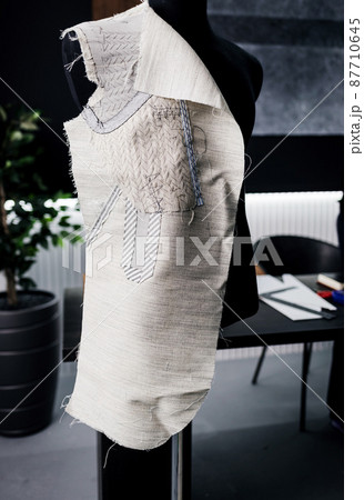 unfinished tailoring of a suit 87710645