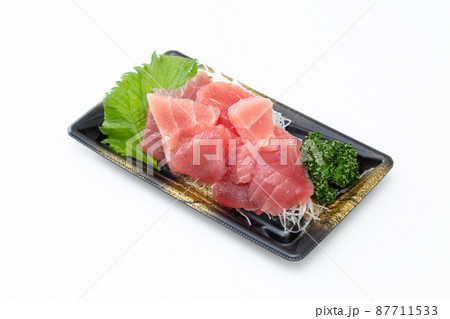 マグロの刺身パック　白バック 87711533