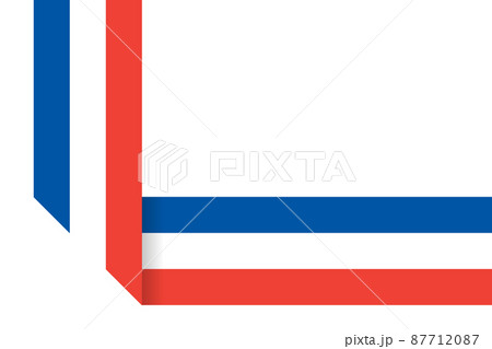 National tricolor ribbon of India 87712087