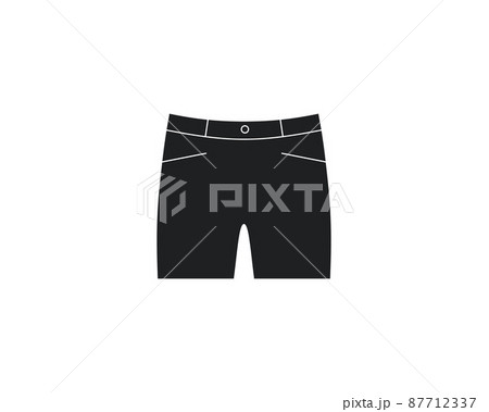 Clothing, fashion, shorts icon. Vector illustration. 87712337