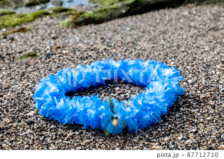 創作雑貨 ハワイアンレイ 岩 海岸 手作り 創作雑貨 ハワイアンレイ 岩 海岸 手作り 87712710