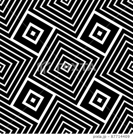 Abstract seamless geometric square lines pattern. Abstract seamless geometric square lines pattern. 87714409