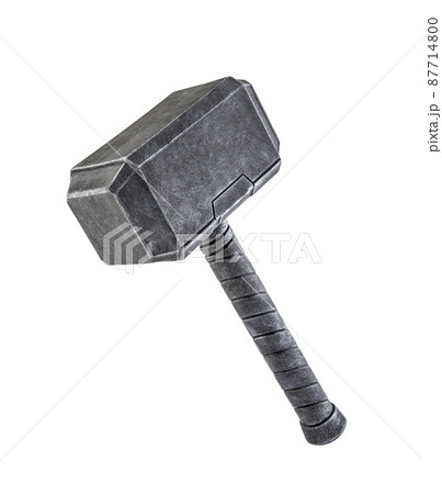 Thor hammer isolated on white background with clipping path Thor hammer isolated on white background with clipping path 87714800