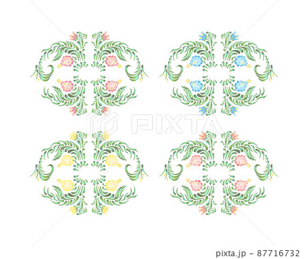 Ukrainian folk art. Petrykivka 87716732