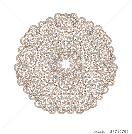 Mandala. Round ornament. Mandala. Round ornament. 87716795