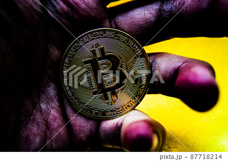 ビットコイン(仮想通貨)のイメージ ビットコイン(仮想通貨)のイメージ 87718214