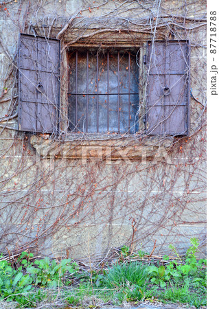 趣きある石造りの壁面 87718788