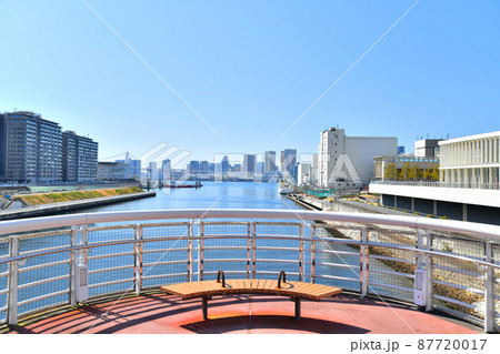 朝潮小橋／朝潮運河からの眺め(東京都中央区)【2022.2】 87720017