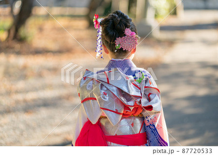 7歳の七五三詣 7歳の七五三詣 87720533