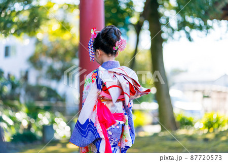 7歳の七五三詣 87720573