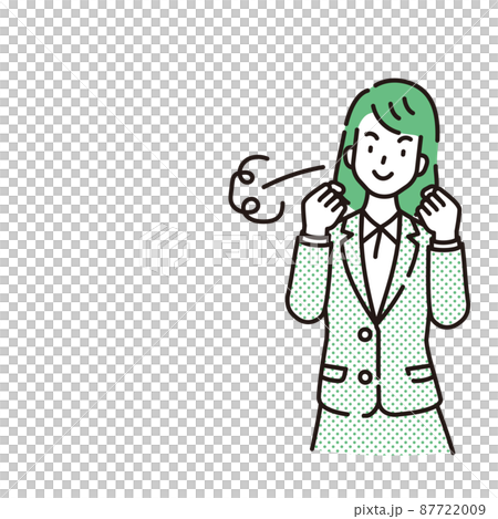 線画人物 線画人物 87722009