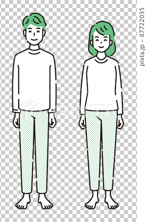 Line art person 87722035