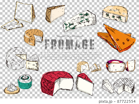 Various cheeses in the world _cheeses_fromage2 87722554