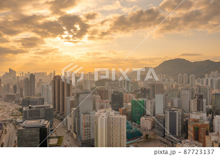 Middle of kowloon view from kai tak 12 March 2022 Middle of kowloon view from kai tak 12 March 2022 87723137