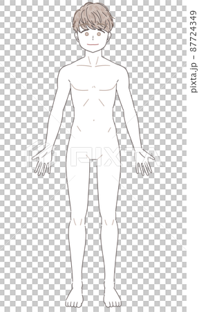 男孩赤裸全身 男孩赤裸全身 87724349