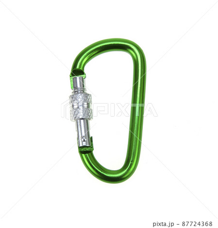 climbing clamp isolated on white background 87724368