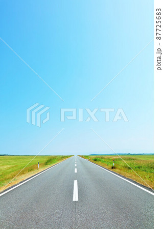 北海道 青空のエサヌカ線 北海道 青空のエサヌカ線 87725683
