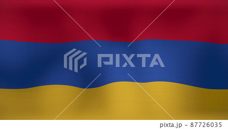 Image of waving flag of armenia 87726035