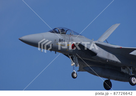 着陸する航空自衛隊のF-15J 着陸する航空自衛隊のF-15J 87726642