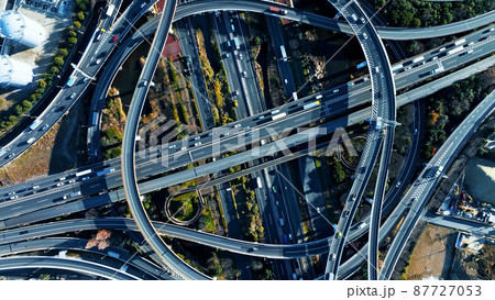 高速道路空撮 高速道路空撮 87727053