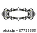 デコレーションフレーム(リーフ) 87729665