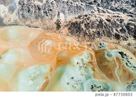 Mars the red planet's desert landscape. Teide National Park. Beautiful view of the Teide volcano. Desert Crater of the Teide volcano.Mount Teide in Tenerife. Tenerife, Canary Islands Mars the red planet's desert landscape. Teide National Park. Beautiful view of the Teide volcano. Desert Crater of the Teide volcano.Mount Teide in Tenerife. Tenerife, Canary Islands 87730603