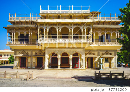 Mubarak Mahal of city palace at Jaipur in rajasthan, India Mubarak Mahal of city palace at Jaipur in rajasthan, India 87731200