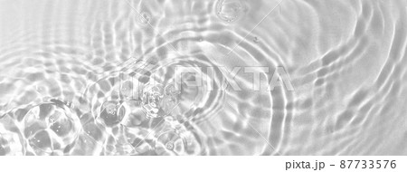 水面の波紋による背景テクスチャー 87733576