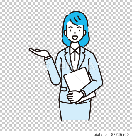 線画人物 87736500