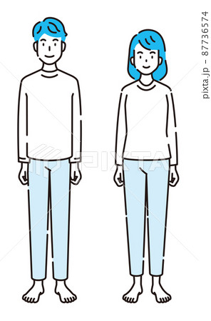 男性と女性 87736574