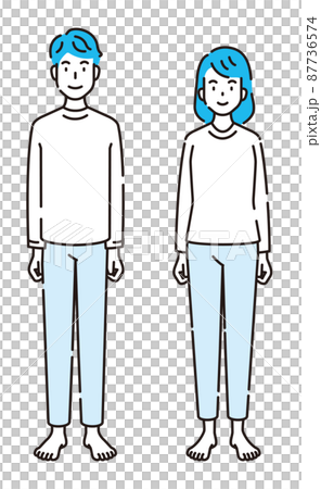 男性と女性 87736574