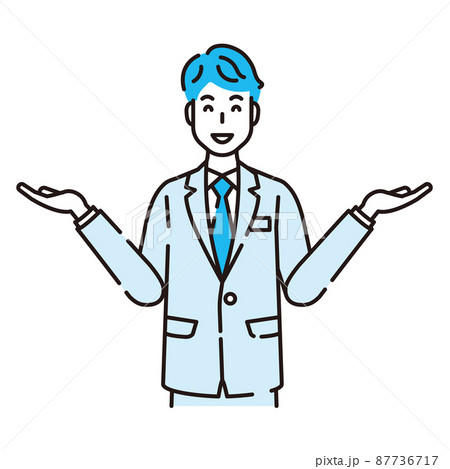 線画人物 87736717