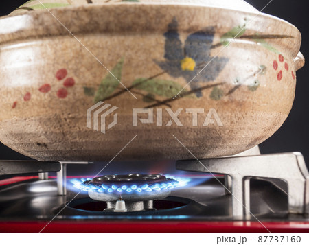カセットコンロの炎 カセットコンロの炎 87737160