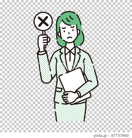 線画人物 87737660