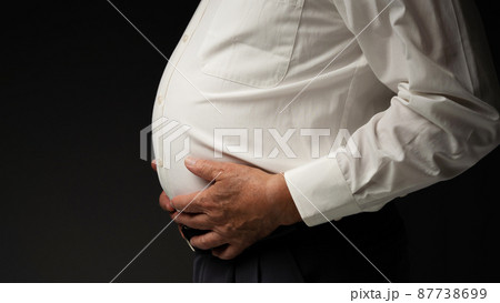 メタボ　肥満　シニア男性 87738699