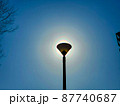 街灯と花粉光環 87740687