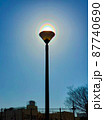 街灯と花粉光環 87740690