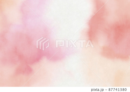 抽象的なピンク色の模様がある和紙の背景素材 抽象的なピンク色の模様がある和紙の背景素材 87741380