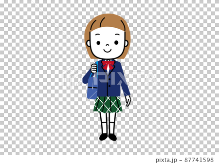 穿制服的女學生 Bob Hair 87741598