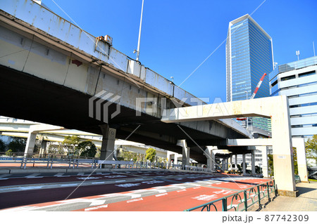 浜崎橋より竹芝方面を望む(東京都港区)【2022.2】 浜崎橋より竹芝方面を望む(東京都港区)【2022.2】 87742309